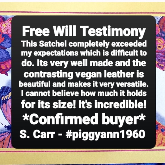 NWT! Olive Pebbled Vegan Leather Satchel/Crossbody - Picture 8 of 8